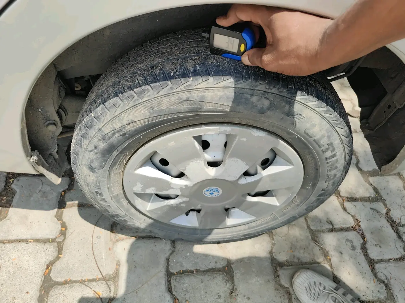 2021 Maruti New Wagon-R LXI CNG (O) 1.0, CNG, Manual, 70,786 km, tyre