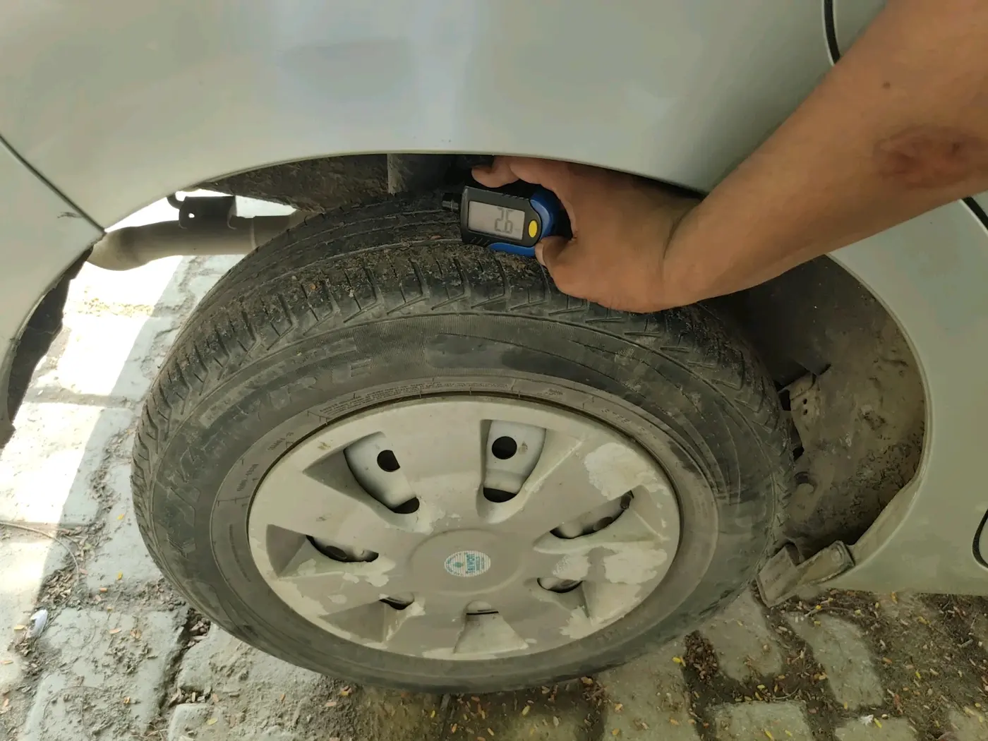 2021 Maruti New Wagon-R LXI CNG (O) 1.0, CNG, Manual, 70,786 km, tyre