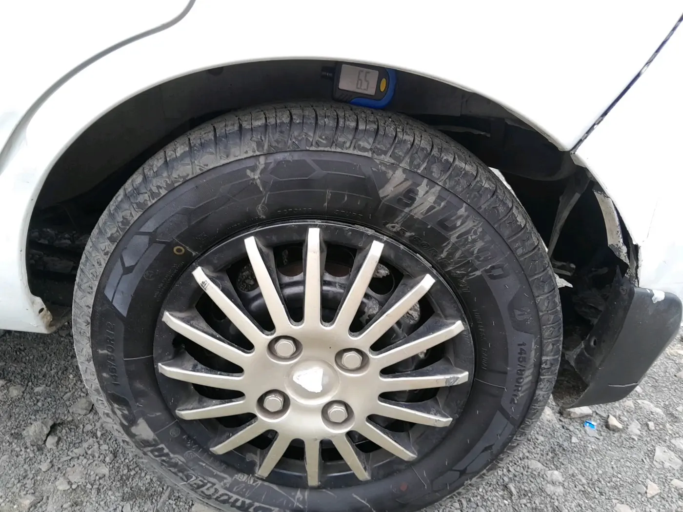 2014 Maruti Alto 800 VXI, CNG, Manual, 92,978 km, tyre