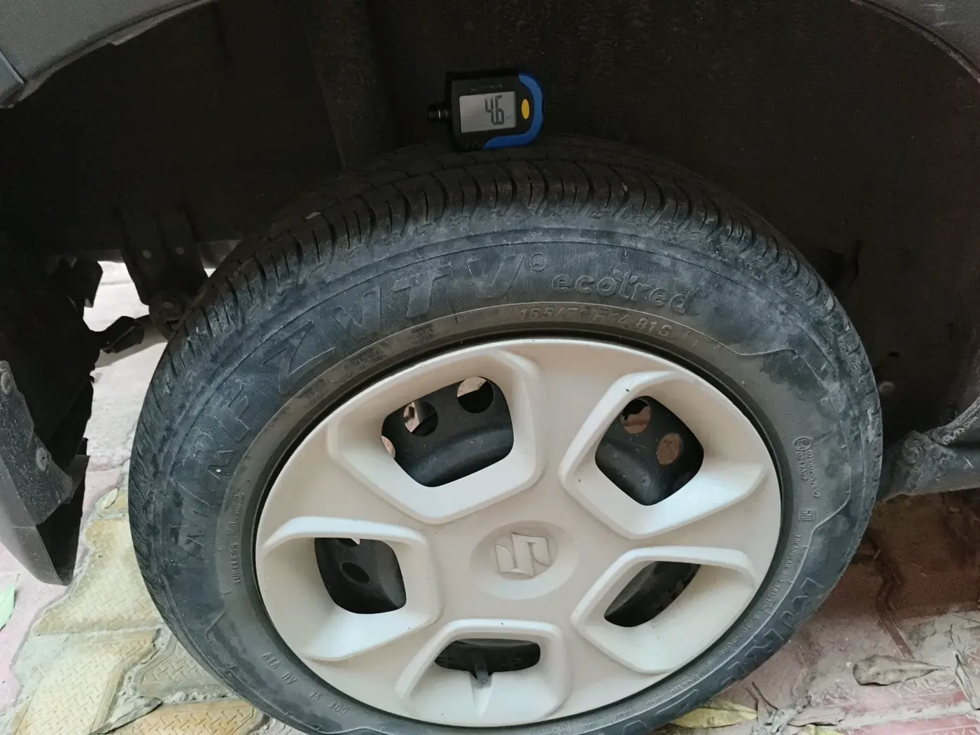 2021 Maruti S PRESSO VXI CNG, CNG, Manual, 38,095 km, tyre