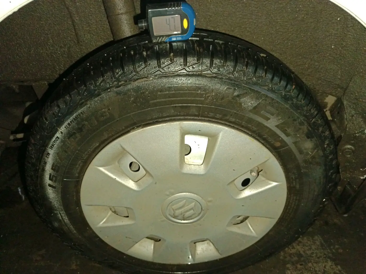 2019 Maruti New Wagon-R LXI CNG (O) 1.0, CNG, Manual, 1,05,795 km, tyre