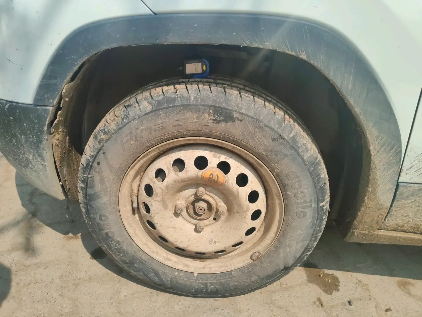2025 Tata PUNCH PURE MT, Petrol, Manual, 6,459 km, tyre