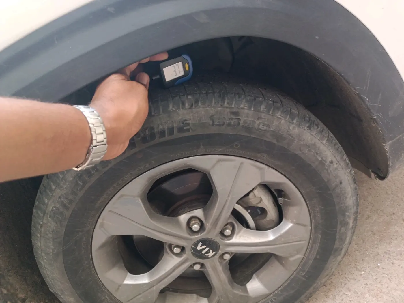 2019 KIA SELTOS HTK PLUS 1.5, Petrol, Manual, 1,12,232 km, tyre