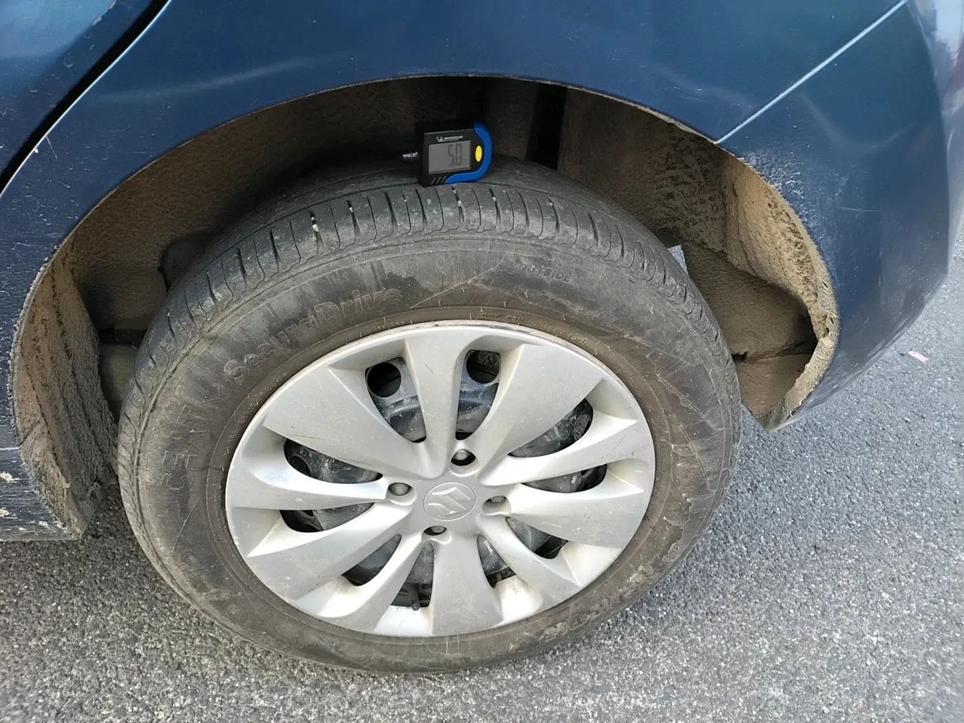 2017 Maruti Baleno DELTA DIESEL 1.3, Diesel, Manual, 1,45,986 km, tyre