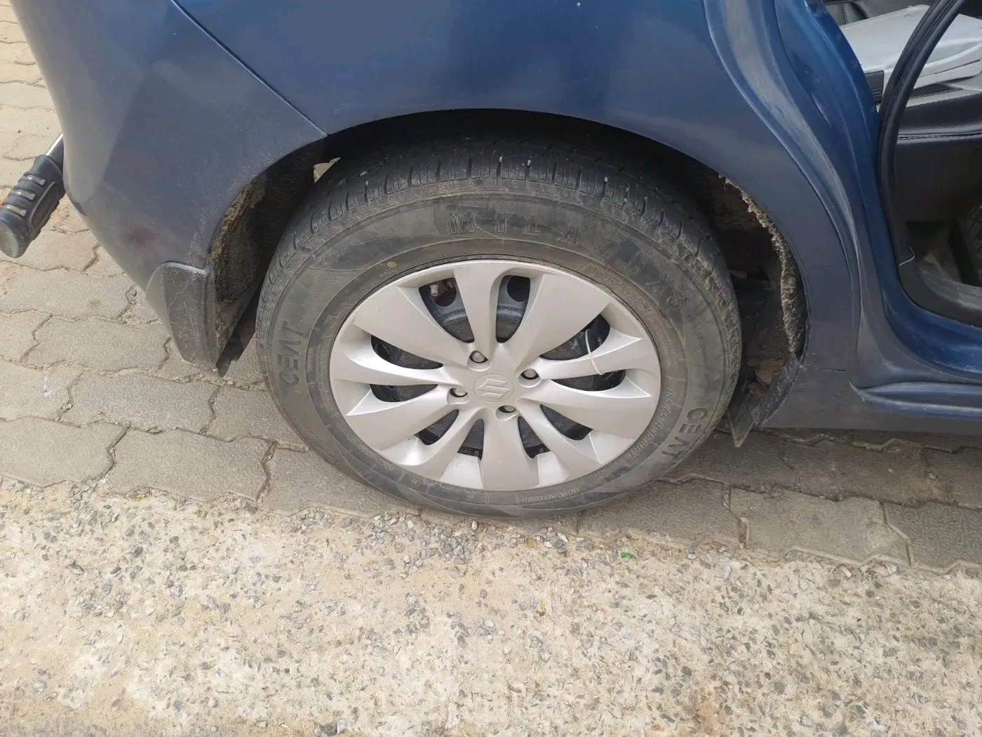 2018 Maruti Baleno DELTA PETROL 1.2, Petrol, Manual, 1,08,593 km, tyre