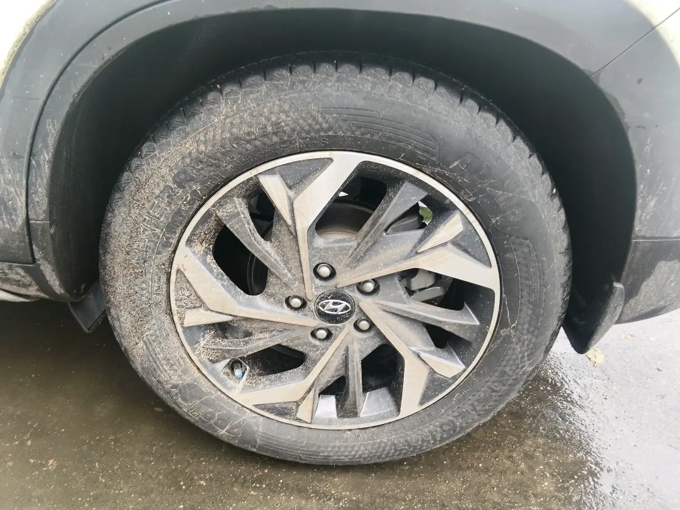 2023 Hyundai Creta SX (O) IVT 1.5 PETROL, Petrol, Automatic, 76,218 km, tyre