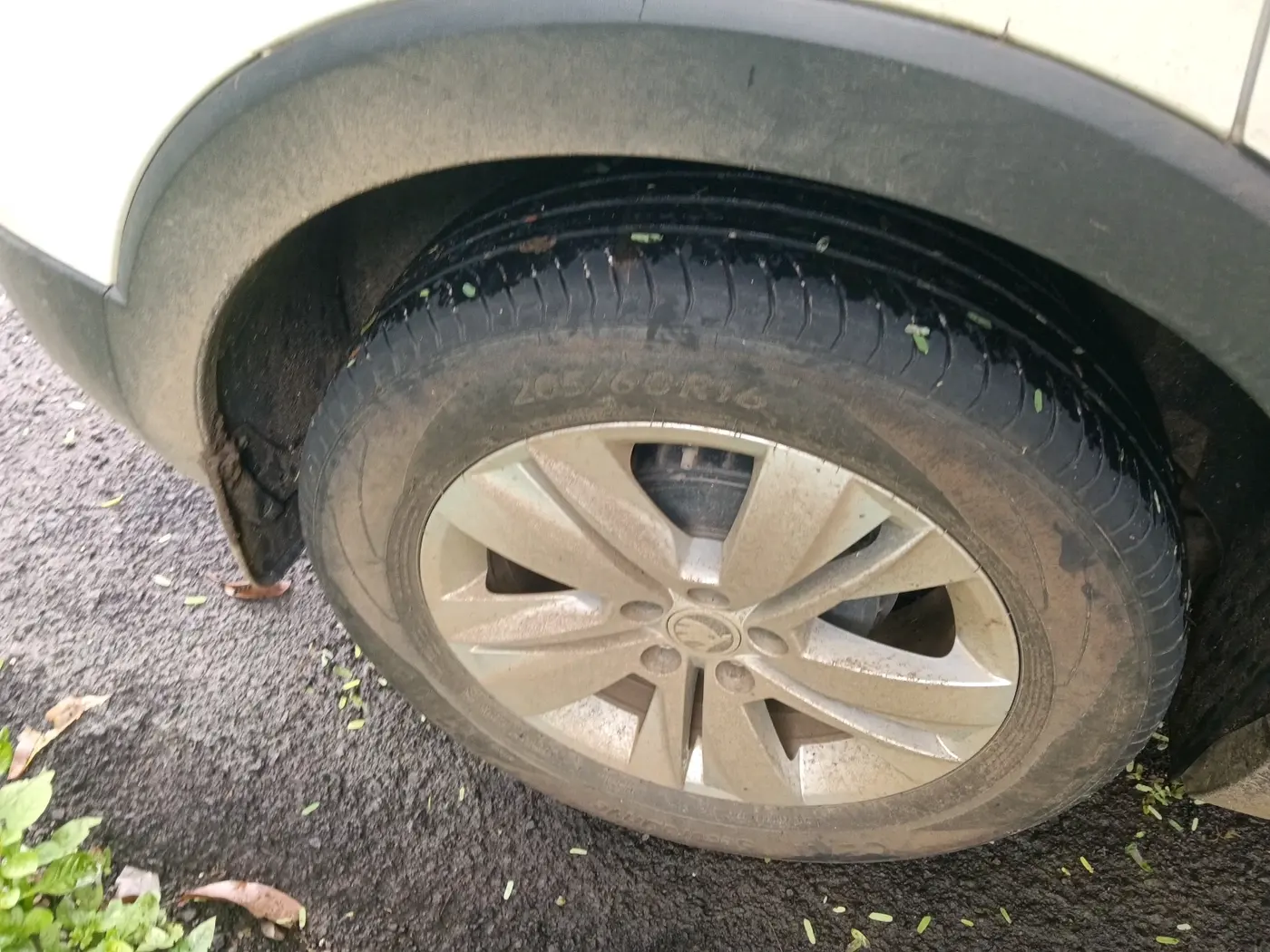 2024 Skoda KUSHAQ AMBITION 1.0L TSI AT, Petrol, Automatic, 24,163 km, tyre
