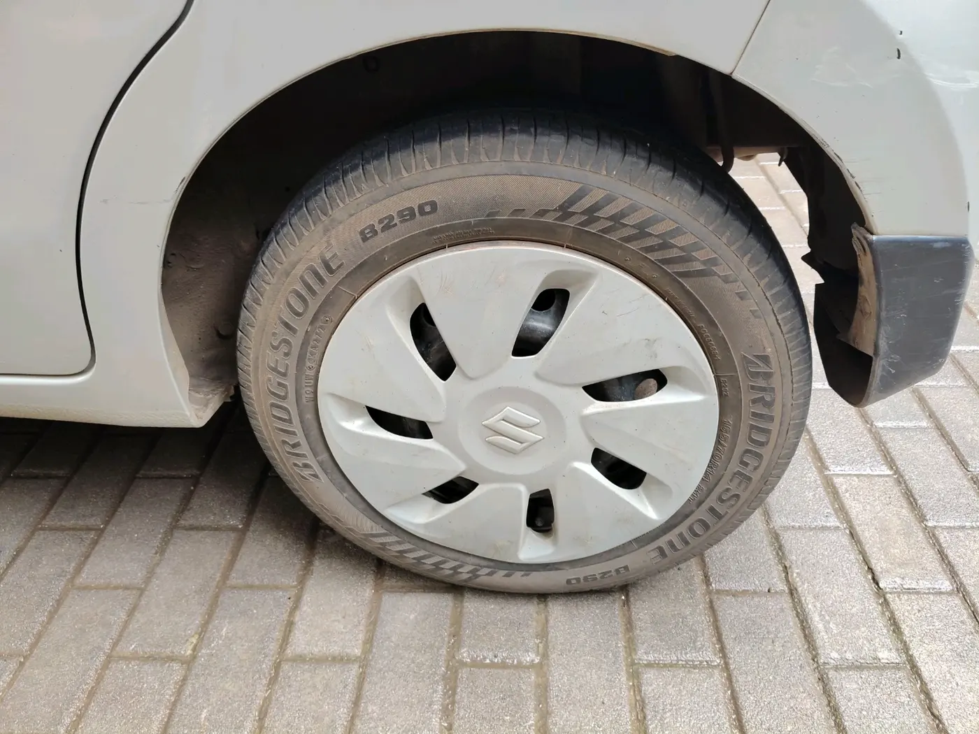2017 Maruti Celerio VXI (O) CNG, CNG, Manual, 89,150 km, tyre