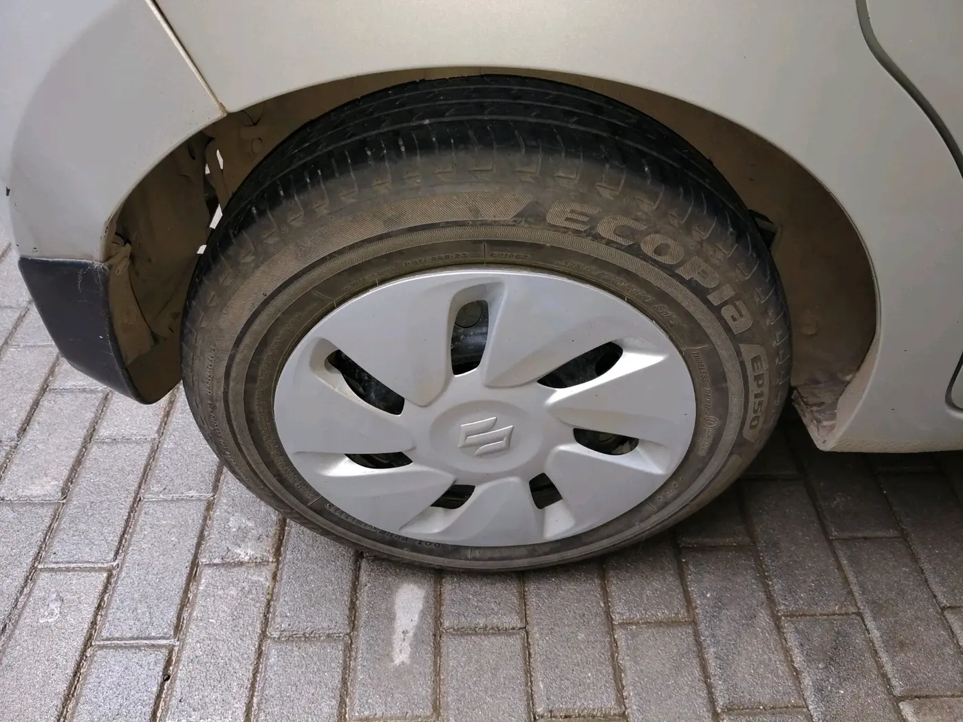 2017 Maruti Celerio VXI (O) CNG, CNG, Manual, 89,150 km, tyre