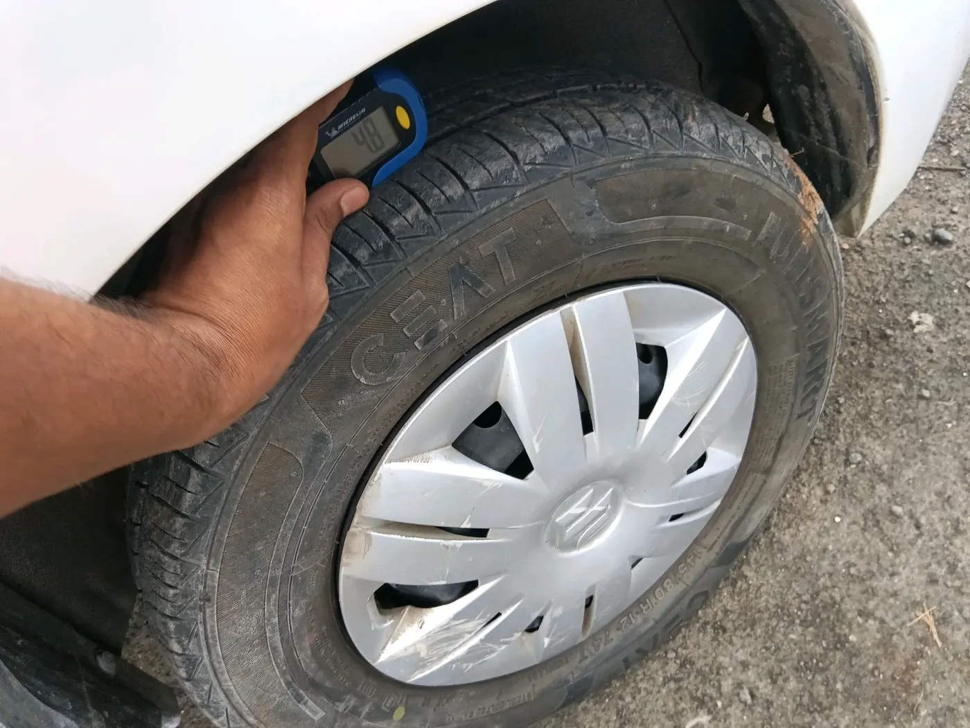 2023 Maruti Alto VXI, Petrol, Manual, 13,293 km, tyre