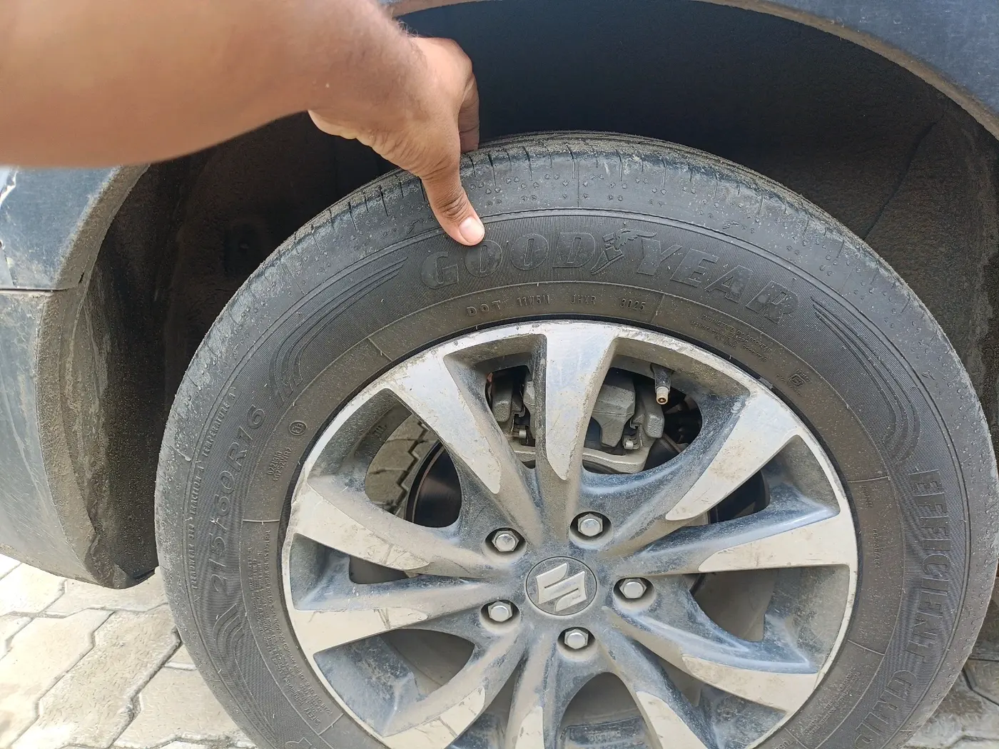 2021 Maruti S Cross ZETA 1.5, Petrol, Manual, 64,818 km, tyre