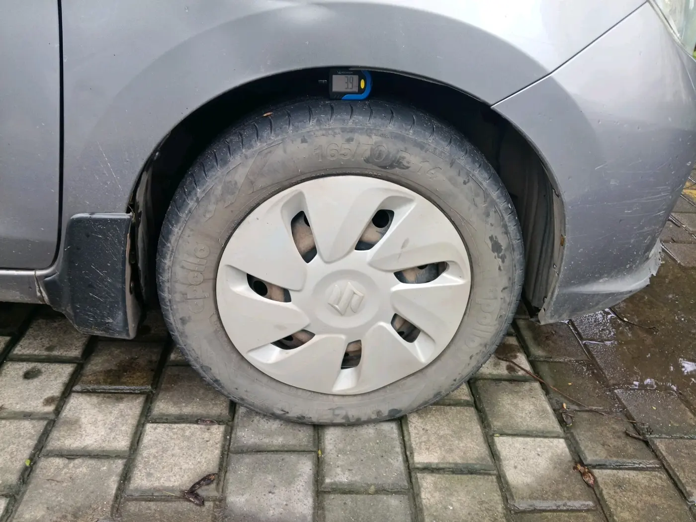 2018 Maruti Celerio VXI CNG, CNG, Manual, 1,21,400 km, tyre