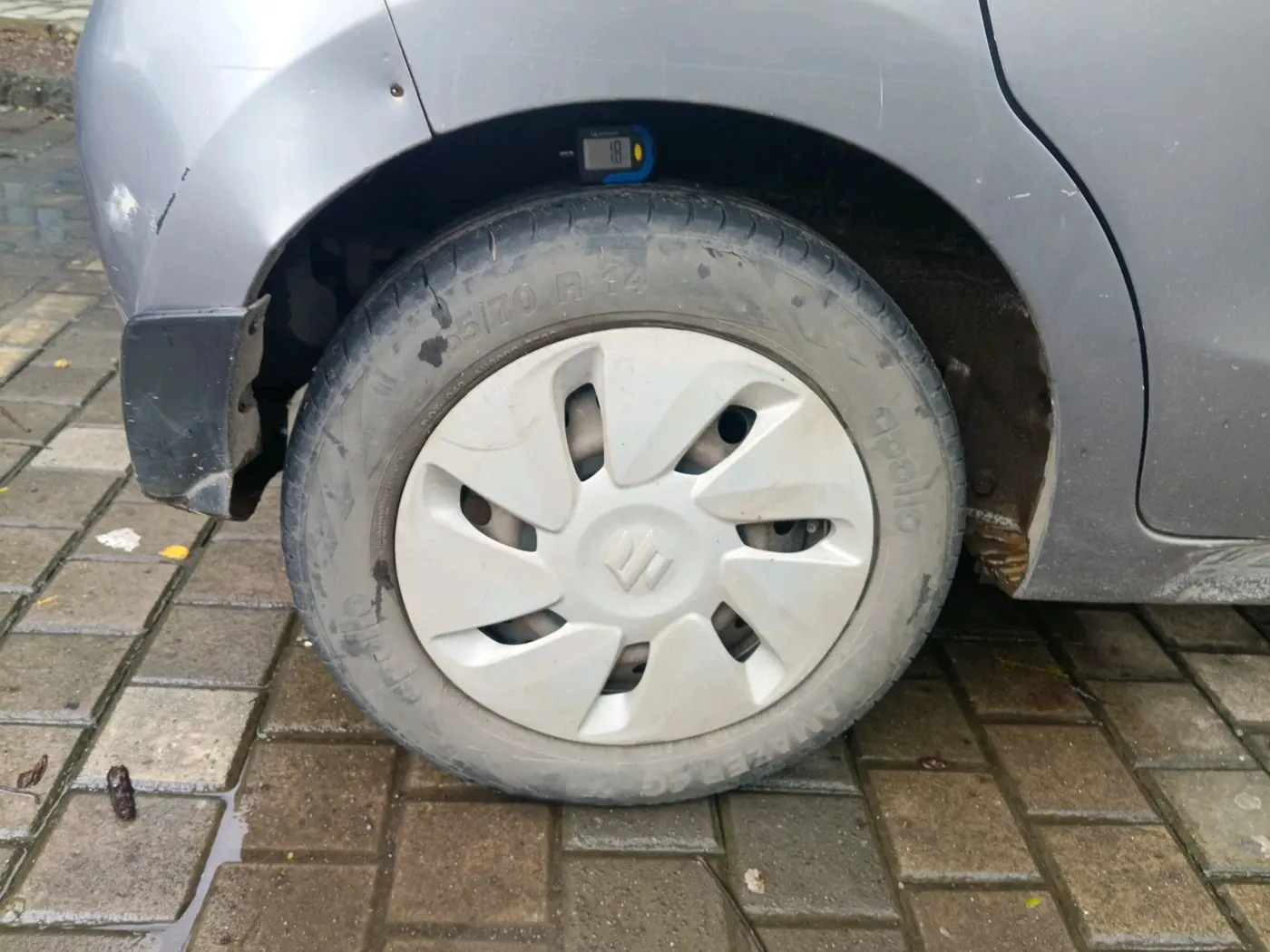 2018 Maruti Celerio VXI CNG, CNG, Manual, 1,21,400 km, tyre