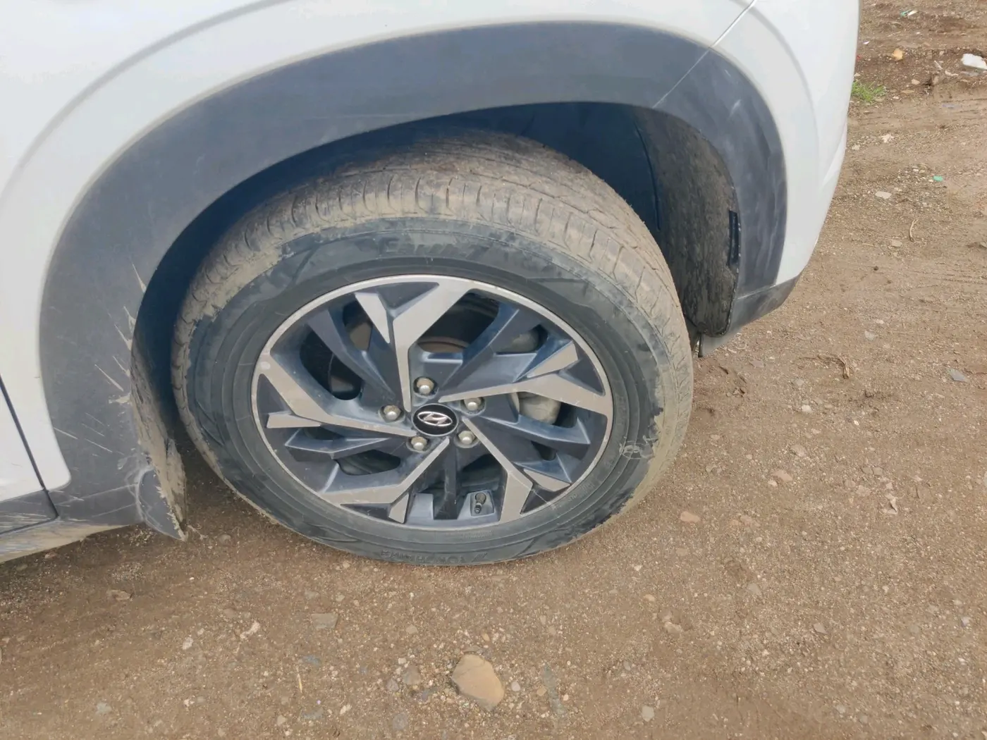 2022 Hyundai Creta E 1.5 DIESEL, Diesel, Manual, 72,207 km, tyre