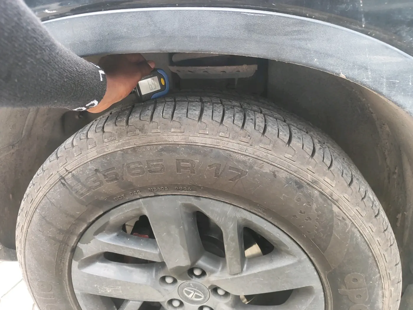 2022 Tata Harrier XTA 2.0L KRYOTEC PLUS, Diesel, Automatic, 69,195 km, tyre