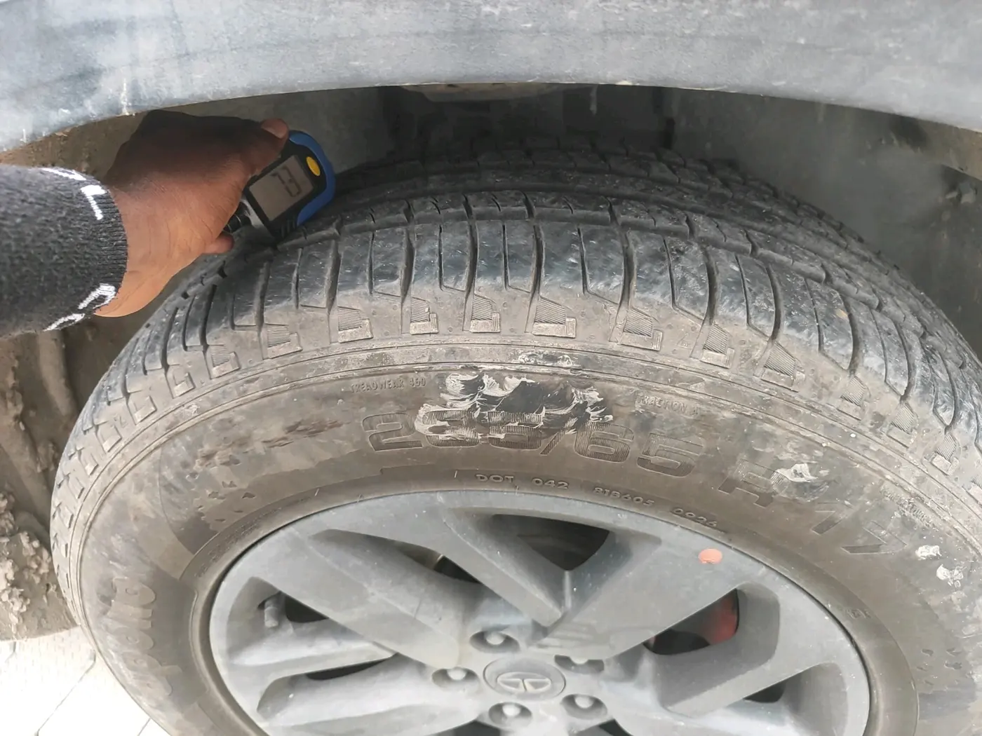 2022 Tata Harrier XTA 2.0L KRYOTEC PLUS, Diesel, Automatic, 69,195 km, tyre