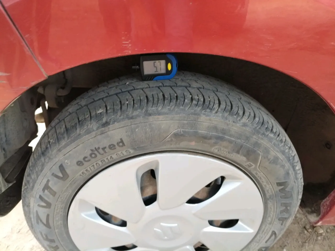 2015 Maruti Celerio VXI AMT, Petrol, Automatic, 72,687 km, tyre