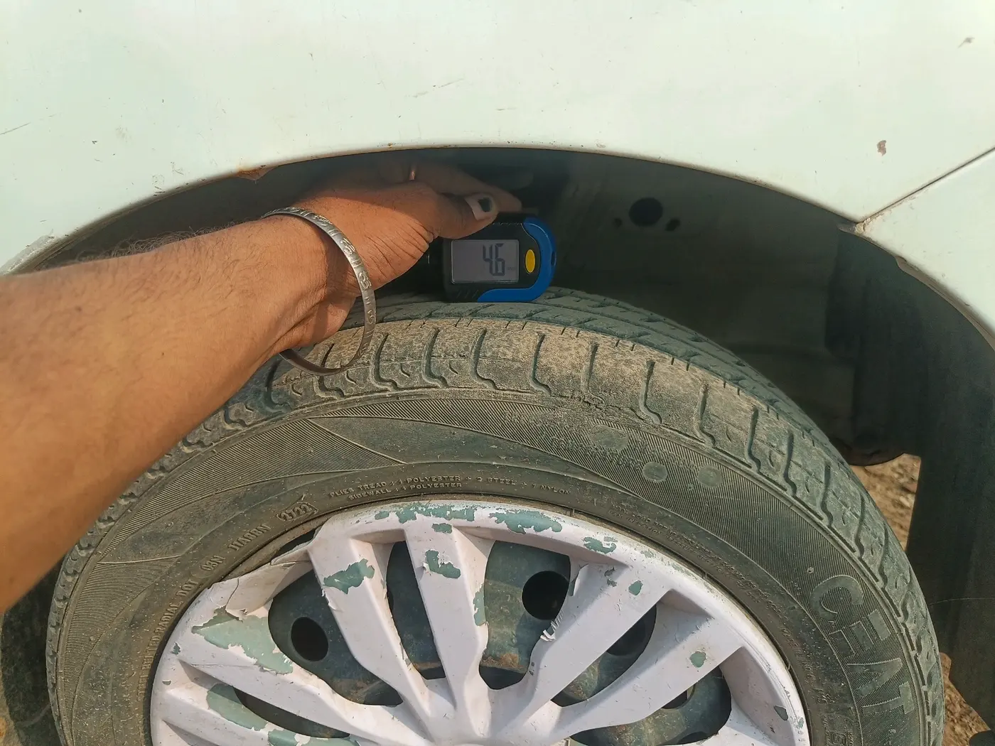 2018 Maruti Wagon R 1.0 VXI, CNG, Manual, 63,445 km, tyre