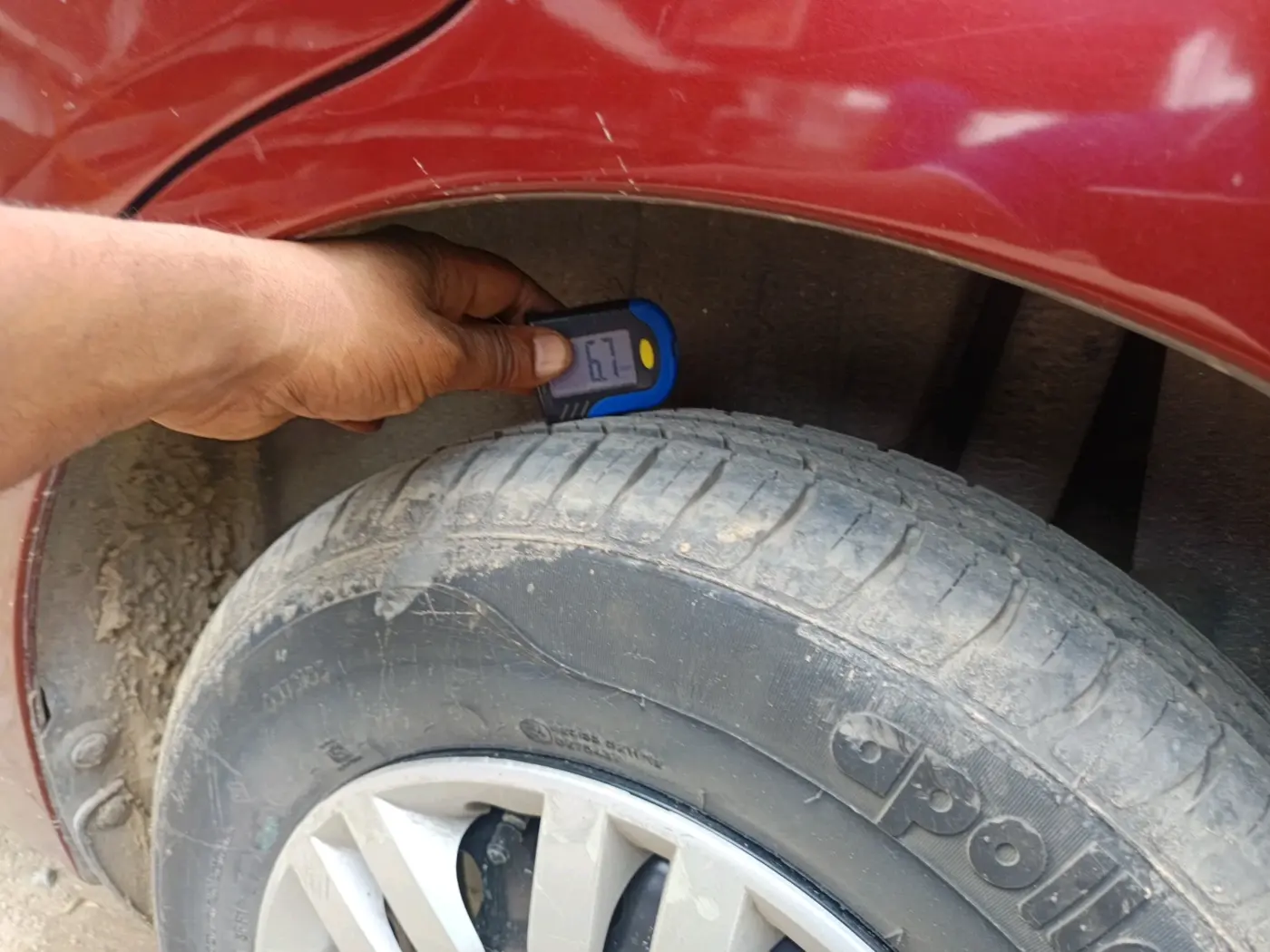 2019 Maruti Dzire VXI, Petrol, Manual, 60,537 km, tyre