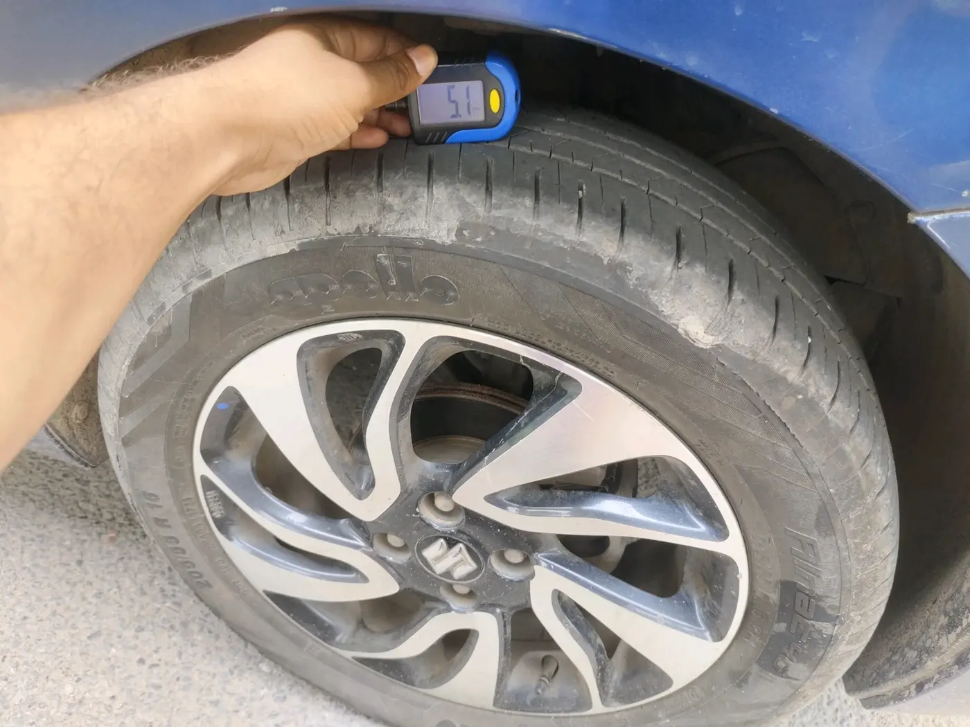 2019 Maruti Baleno ZETA PETROL 1.2, Petrol, Manual, 73,138 km, tyre