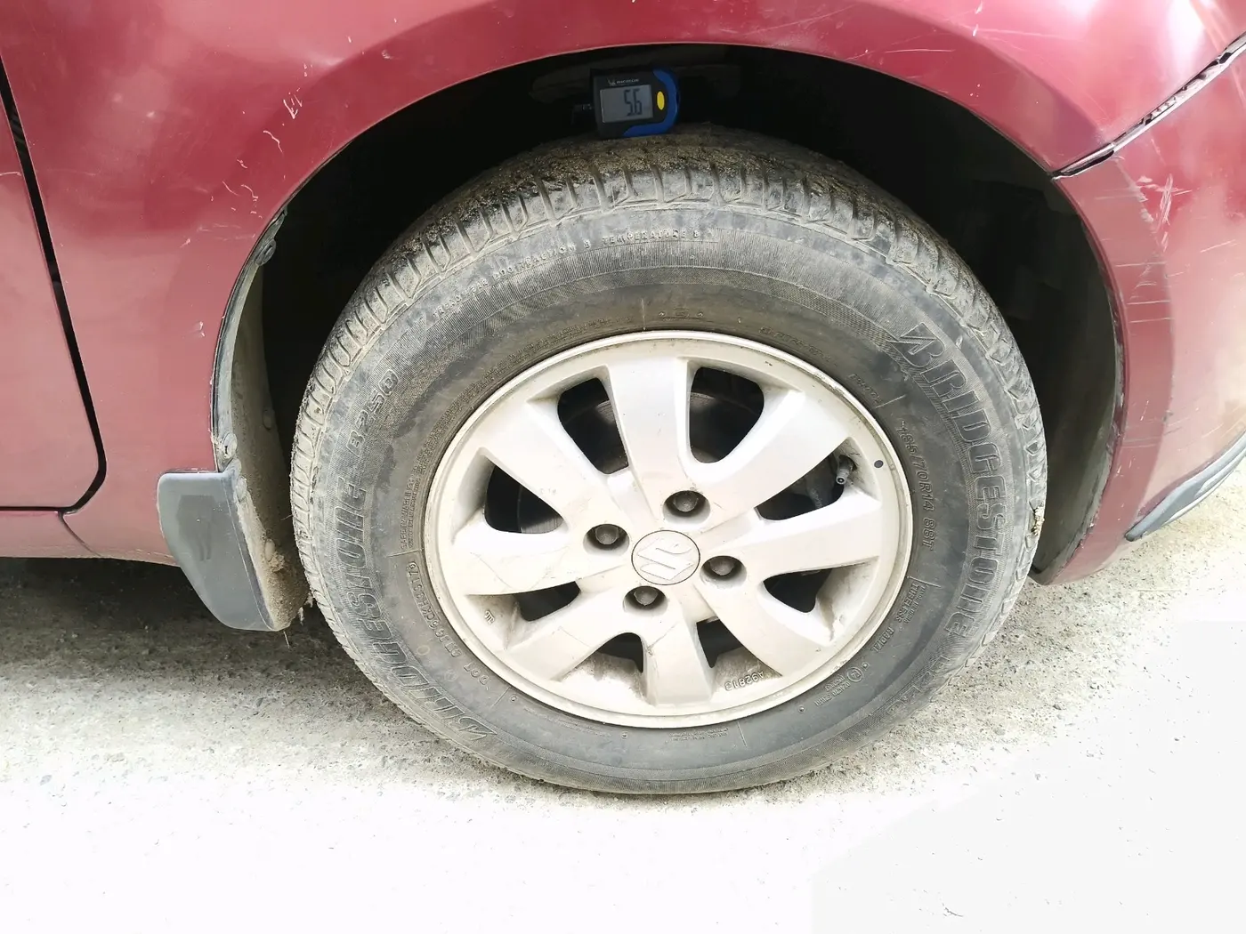 2014 Maruti Ritz ZXI, Petrol, Manual, 83,019 km, tyre