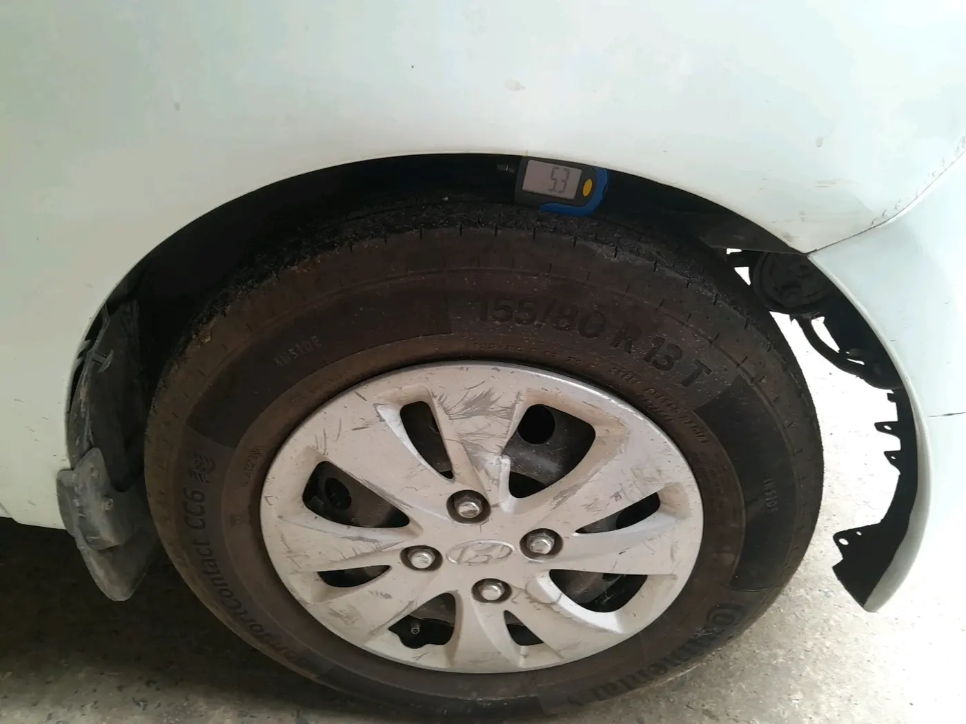 2011 Hyundai i10 MAGNA 1.2, Petrol, Manual, 82,502 km, tyre