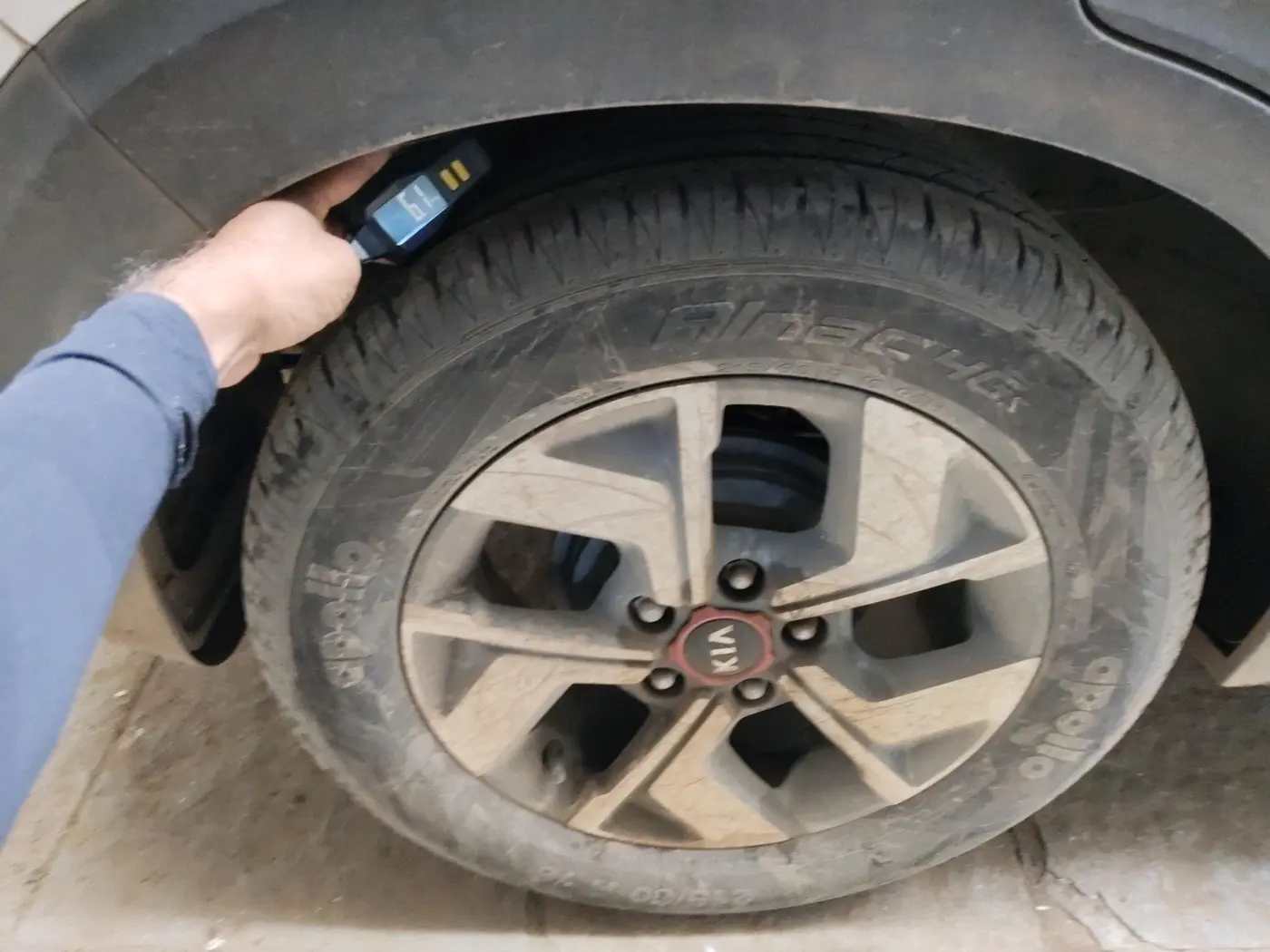2021 KIA SONET GTX PLUS 1.5 AT, Diesel, Automatic, 98,510 km, tyre