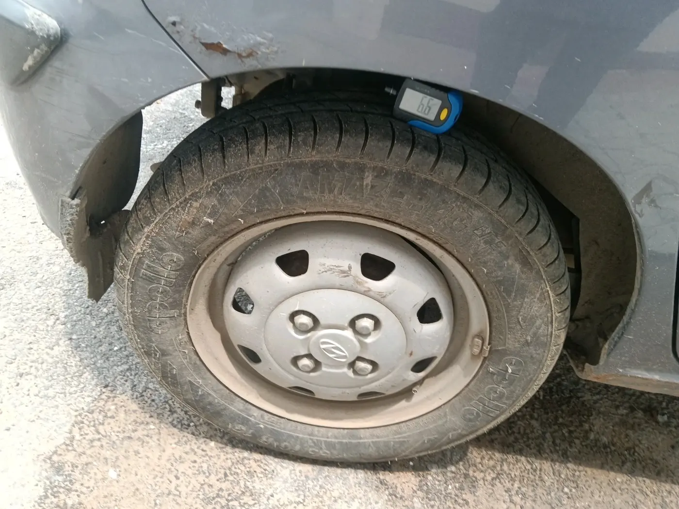 2012 Hyundai Santro Xing GL PLUS, Petrol, Manual, 37,333 km, tyre