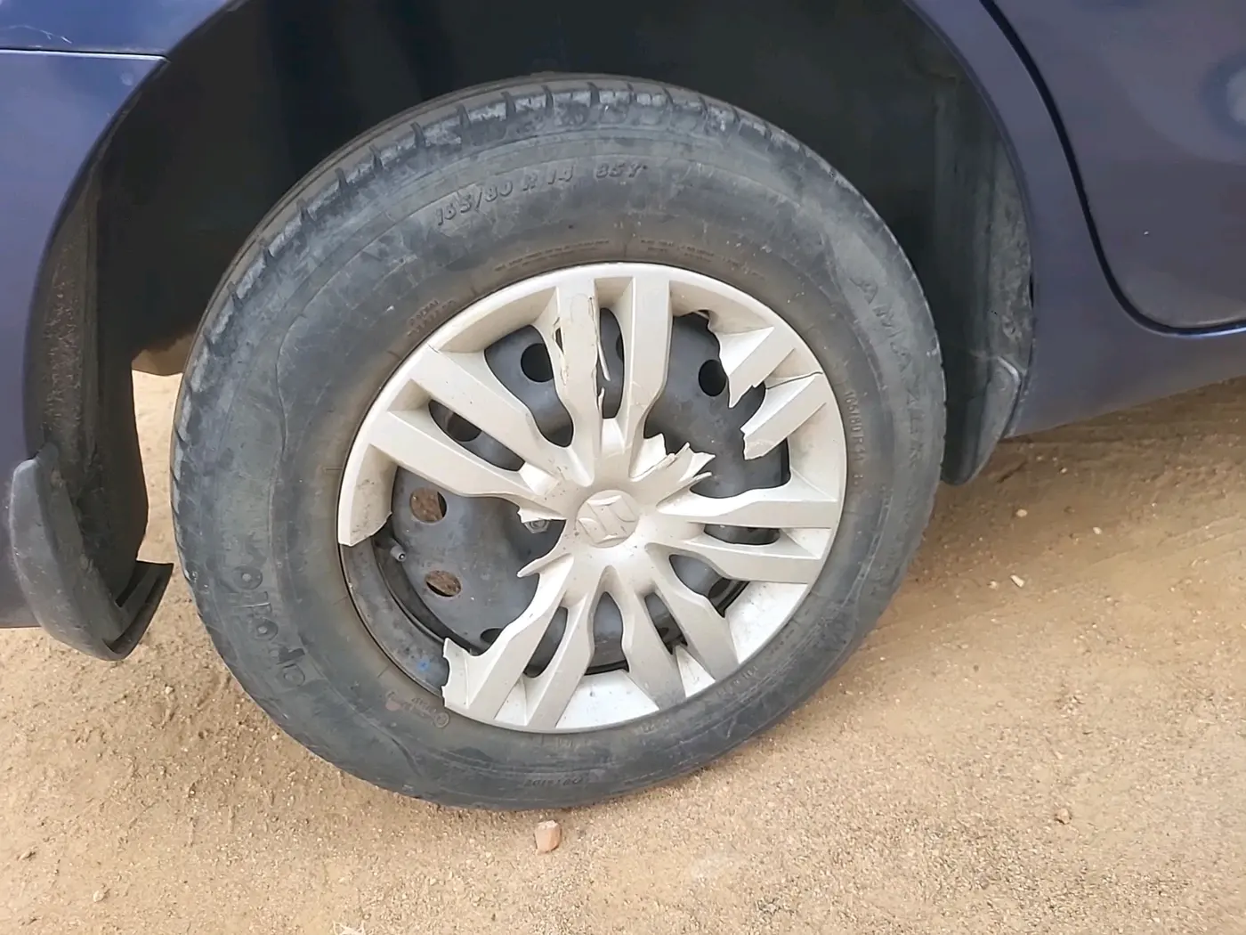 2021 Maruti Dzire VXI, Petrol, Manual, 46,372 km, tyre