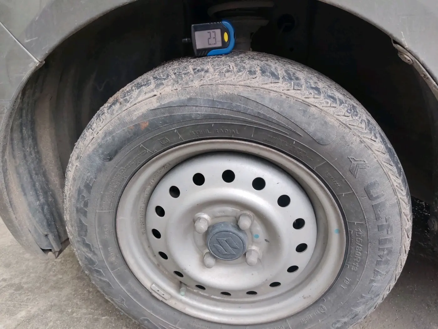 2022 Maruti New Wagon-R LXI CNG 1.0, CNG, Manual, 82,958 km, tyre