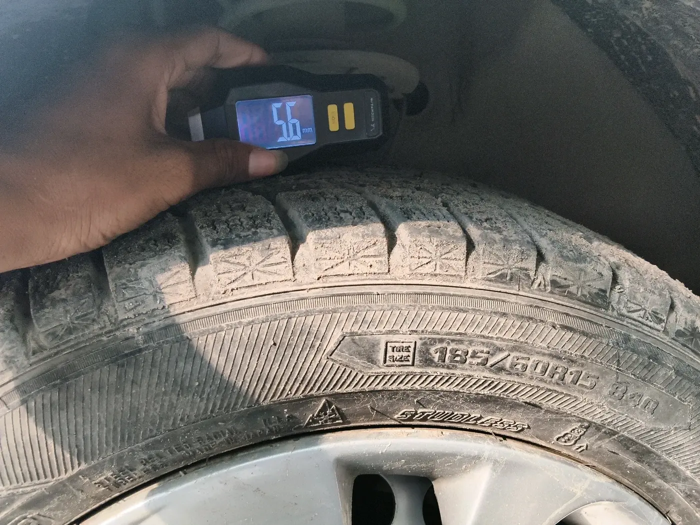 2018 Maruti Baleno DELTA PETROL 1.2, CNG, Manual, 1,15,476 km, tyre