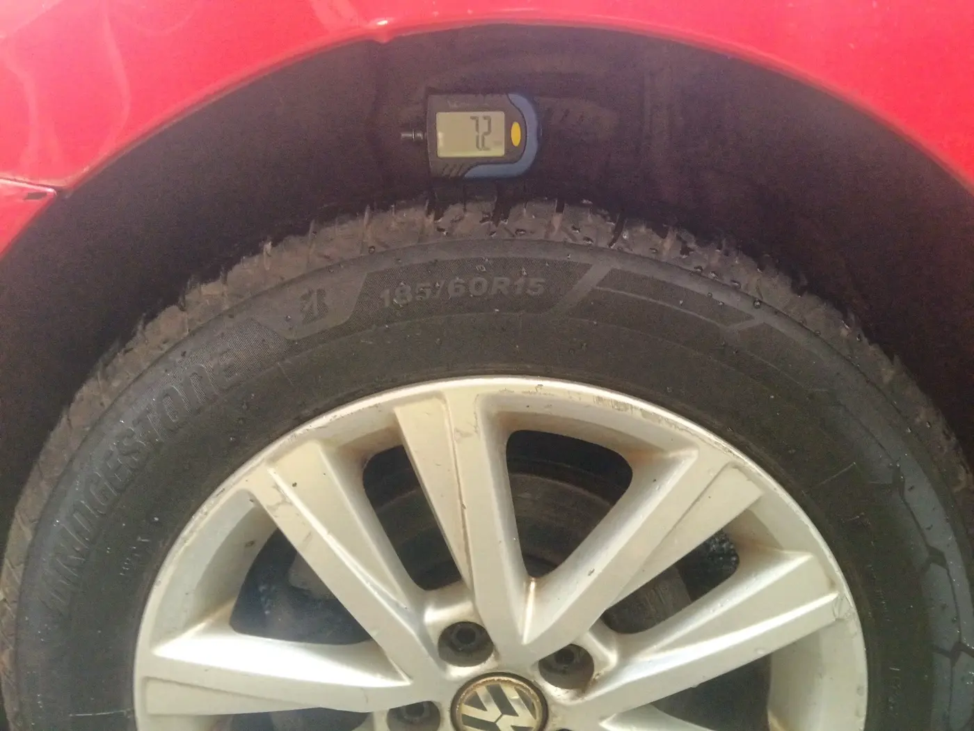 2015 Volkswagen Polo GT TSI AT, Petrol, Automatic, 1,18,200 km, tyre