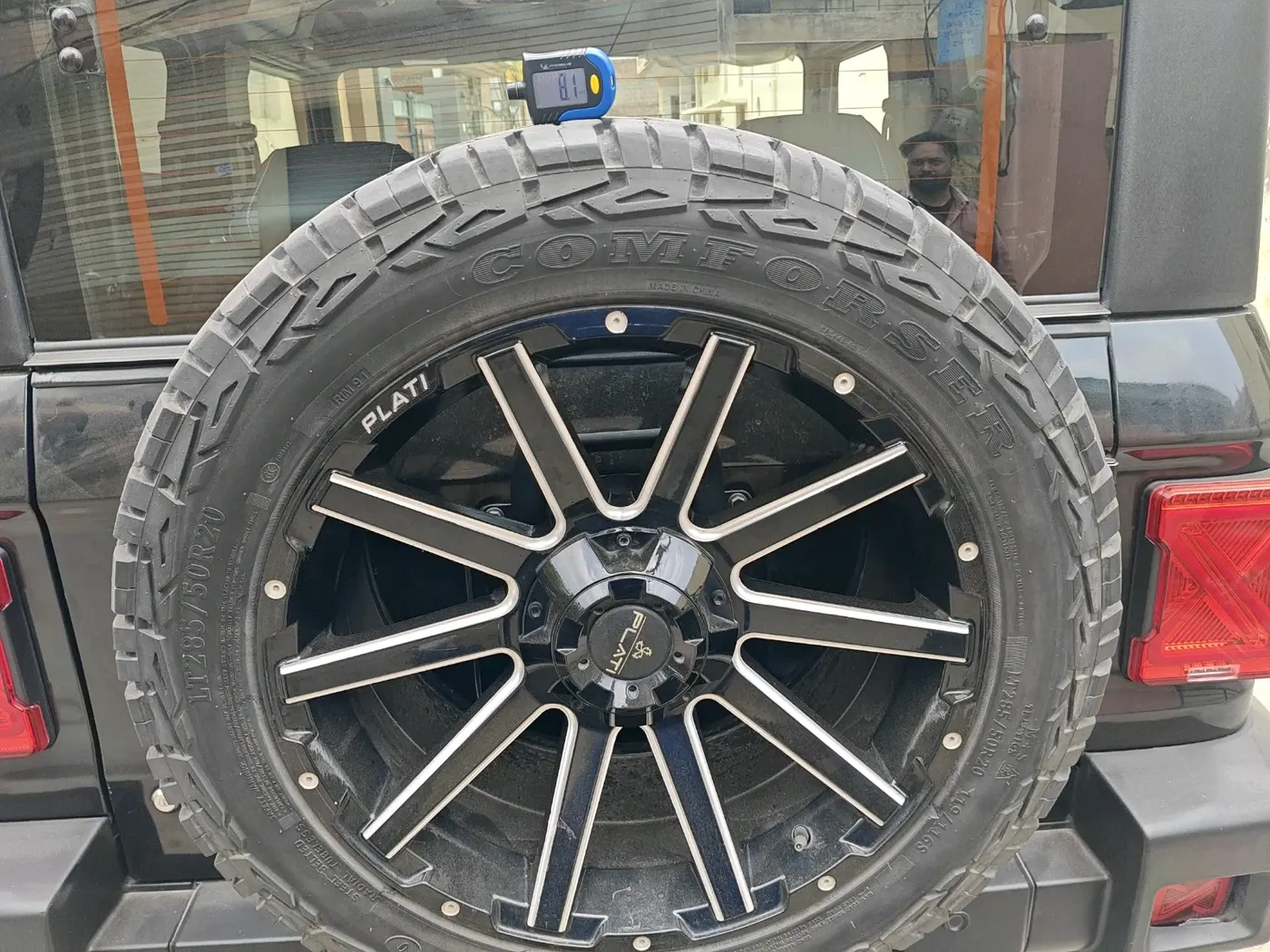 2023 Mahindra Thar LX HARD TOP 4WD MT, Diesel, Manual, 73,069 km, tyre