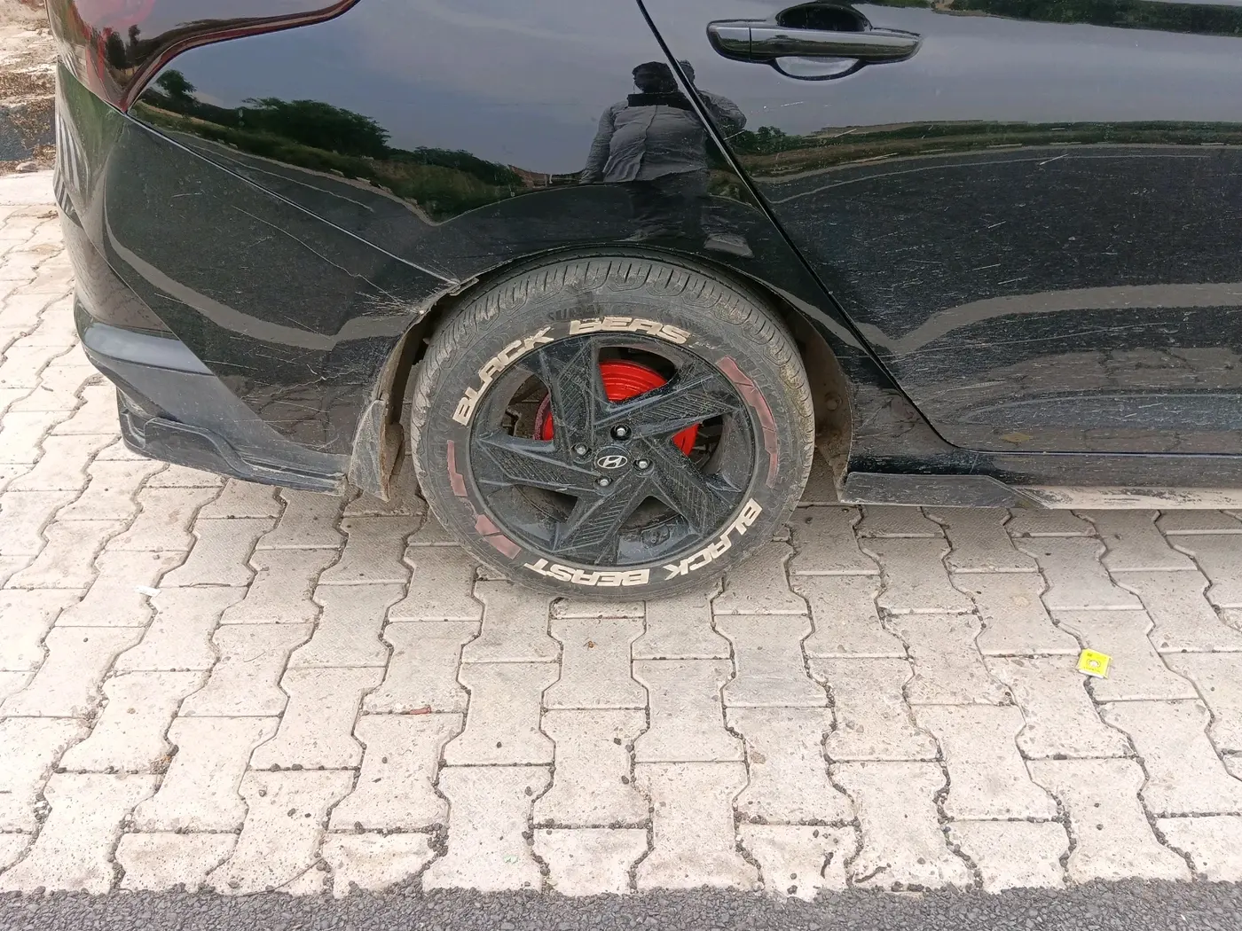 2021 Hyundai Verna SX 1.5 VTVT, Petrol, Manual, 86,575 km, tyre