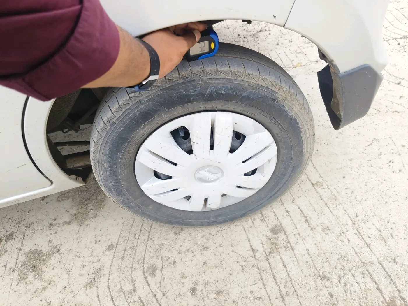 2022 Maruti Alto VXI, Petrol, Manual, 33,065 km, tyre