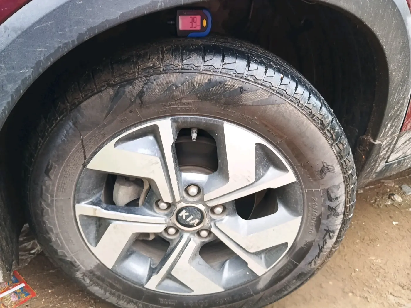 2020 KIA SONET HTX PLUS 1.0 IMT, Petrol, Manual, 95,903 km, tyre
