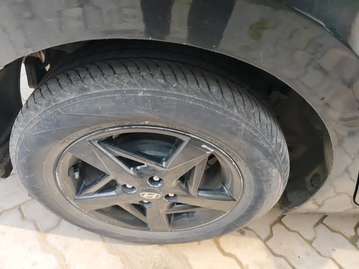 2023 Hyundai Verna S MT 1.5 MPI, Petrol, Manual, 91,250 km, tyre