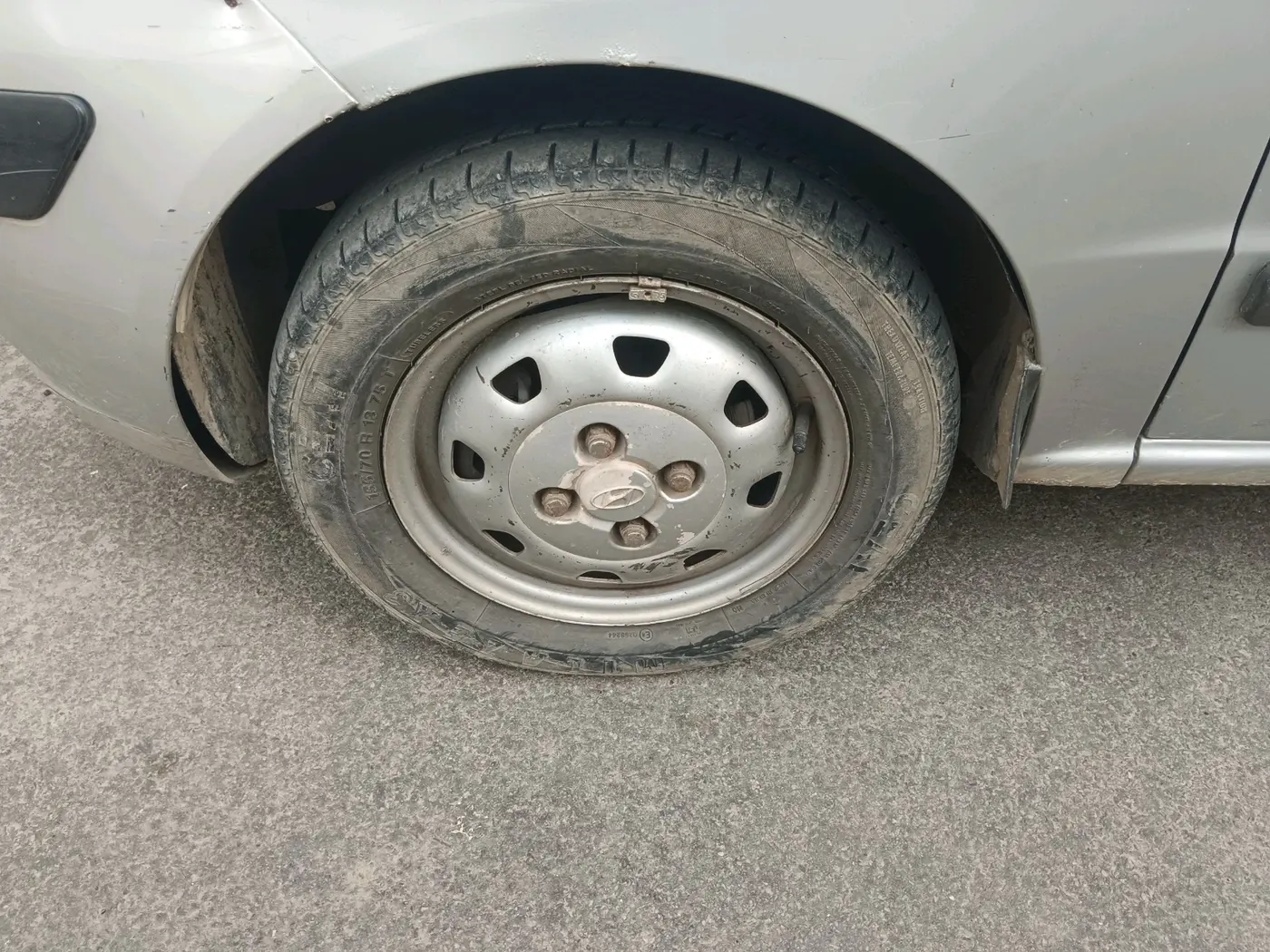2012 Hyundai Santro Xing GL PLUS, Petrol, Manual, 83,600 km, tyre
