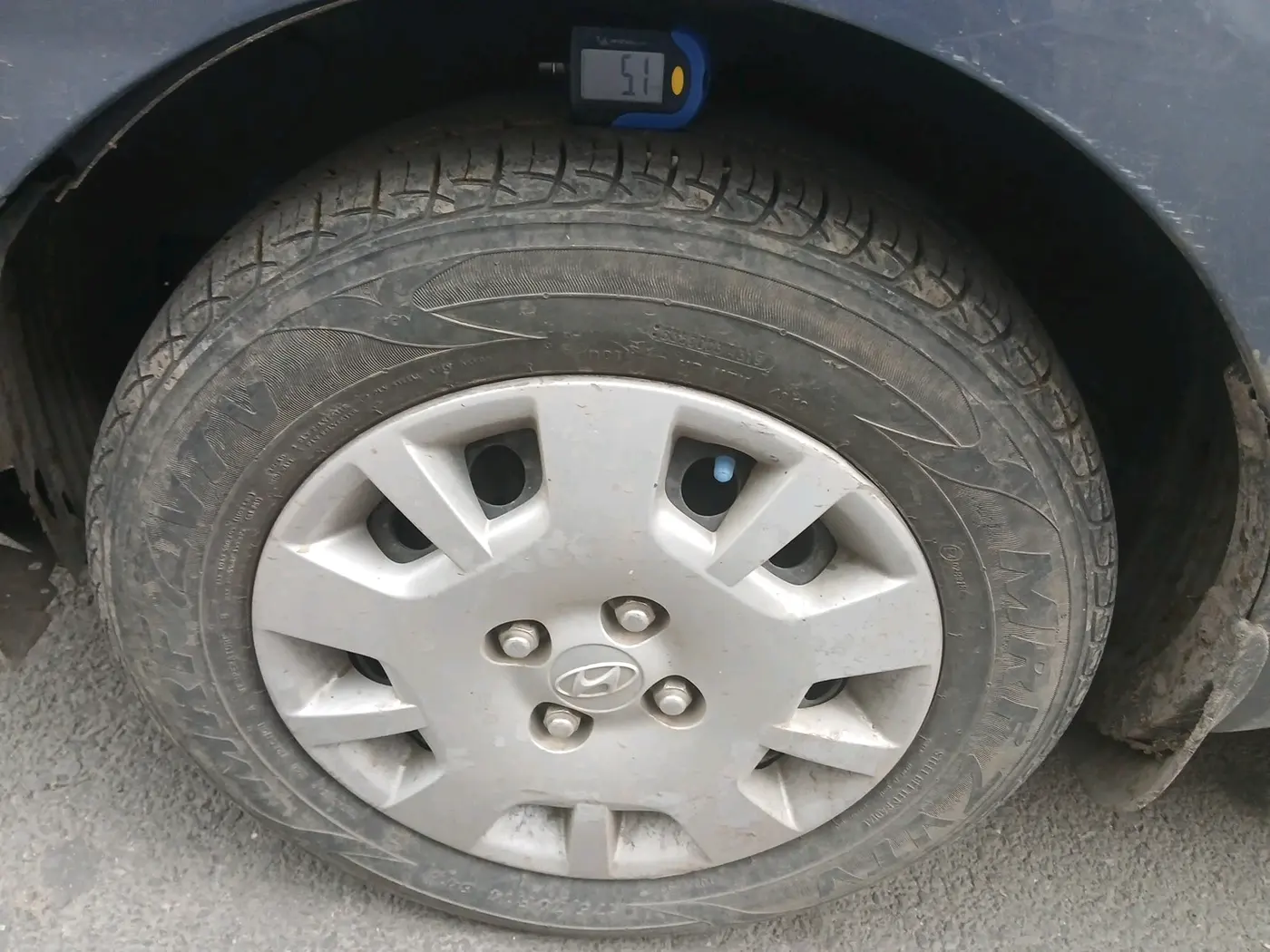 2012 Hyundai i20 MAGNA 1.2, Petrol, Manual, 85,529 km, tyre