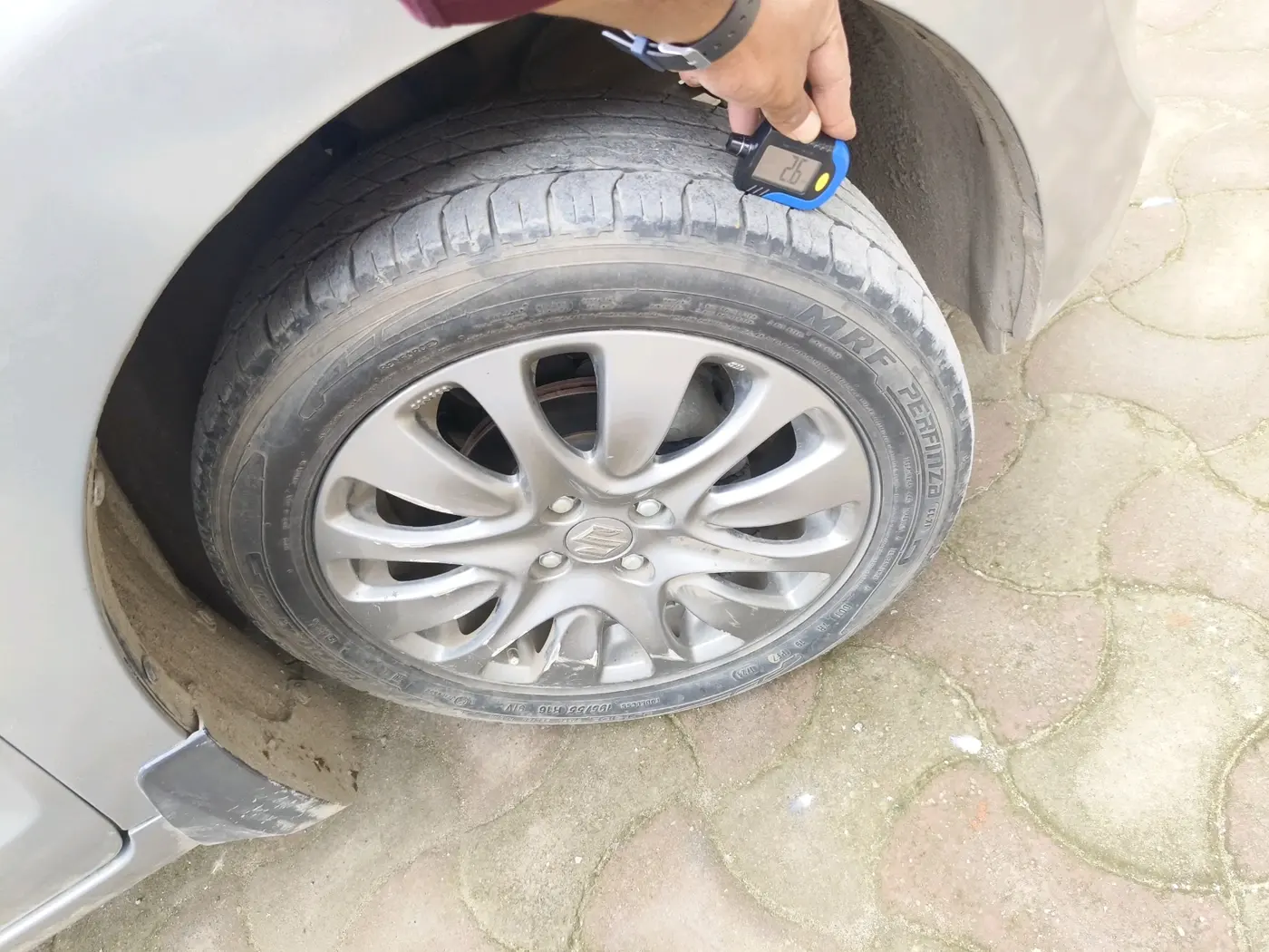 2018 Maruti Baleno ZETA PETROL 1.2, Petrol, Manual, 1,17,403 km, tyre