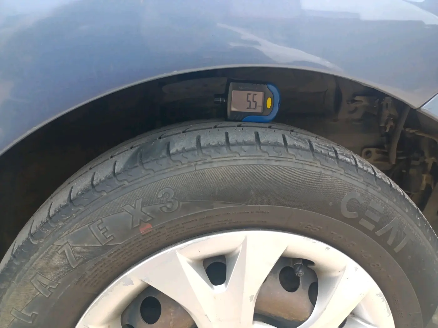 2016 Hyundai Grand i10 MAGNA 1.2 KAPPA VTVT, CNG, Manual, 53,613 km, tyre