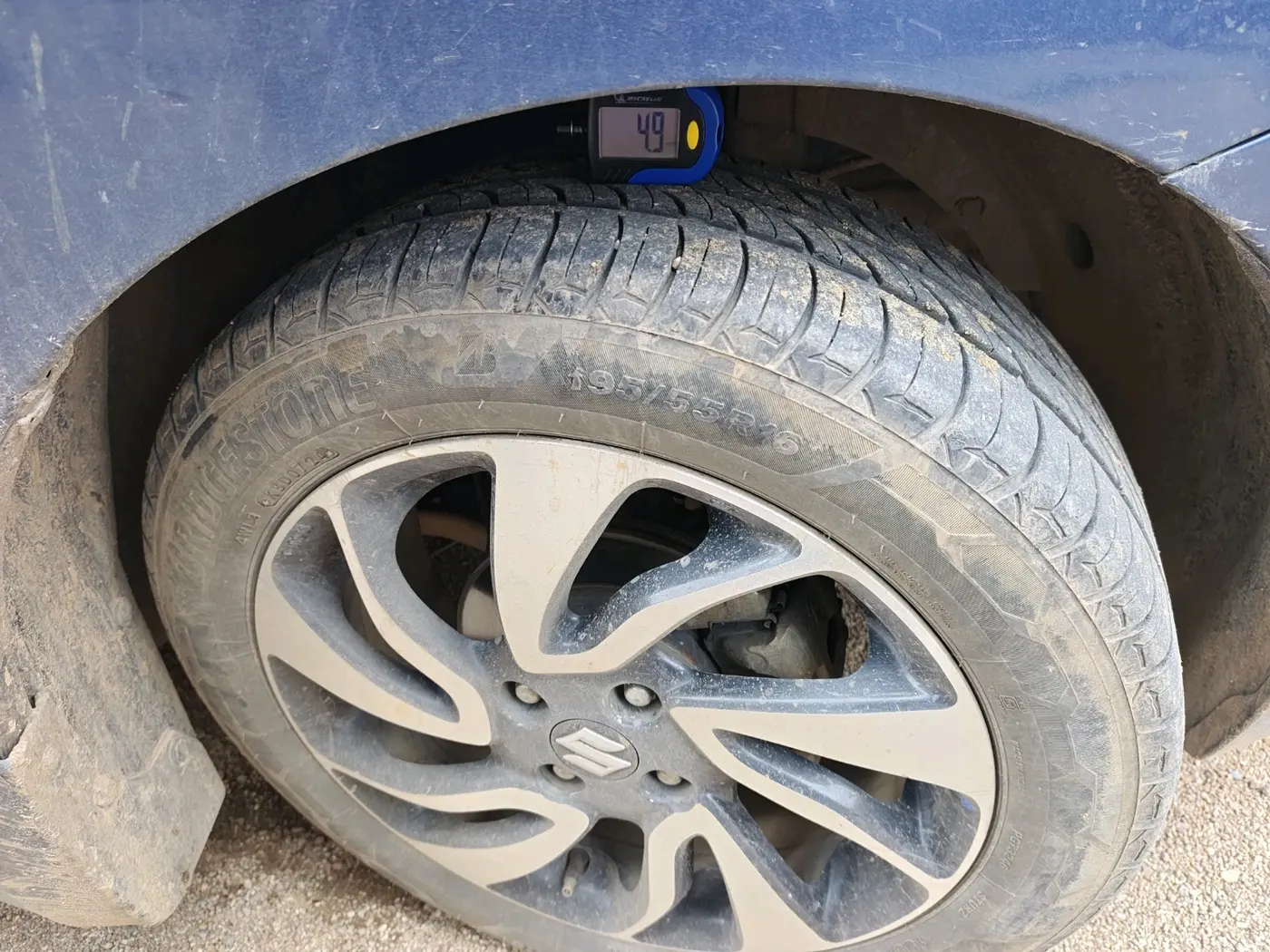2021 Maruti Baleno ZETA PETROL 1.2, Petrol, Manual, 1,28,066 km, tyre
