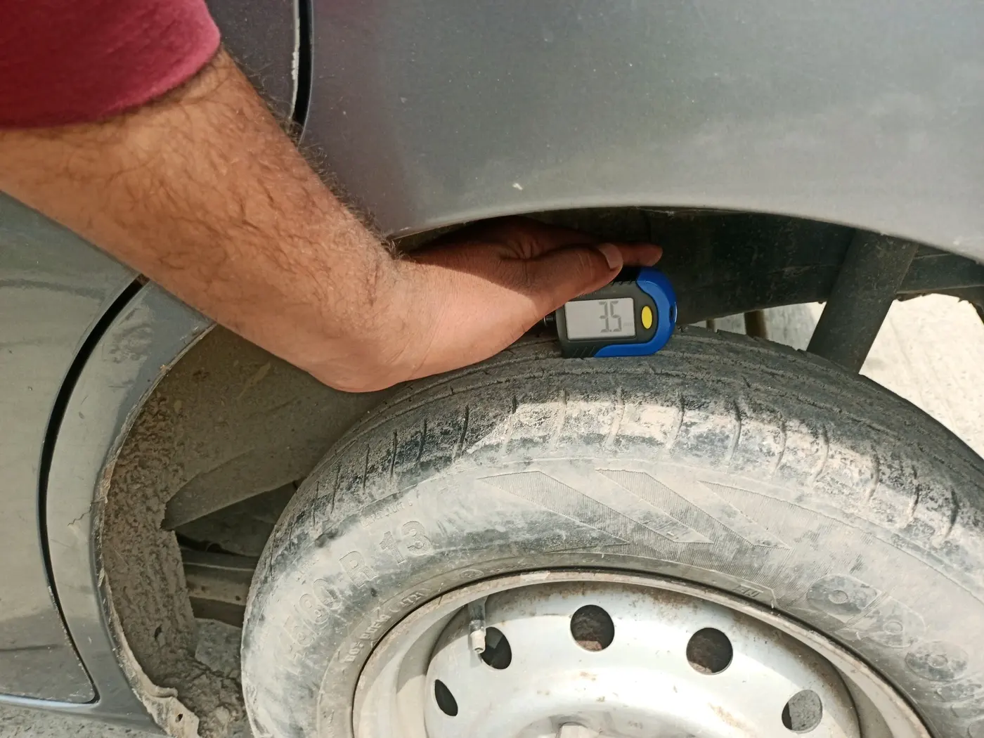 2018 Maruti Wagon R 1.0 LXI CNG, CNG, Manual, 99,038 km, tyre