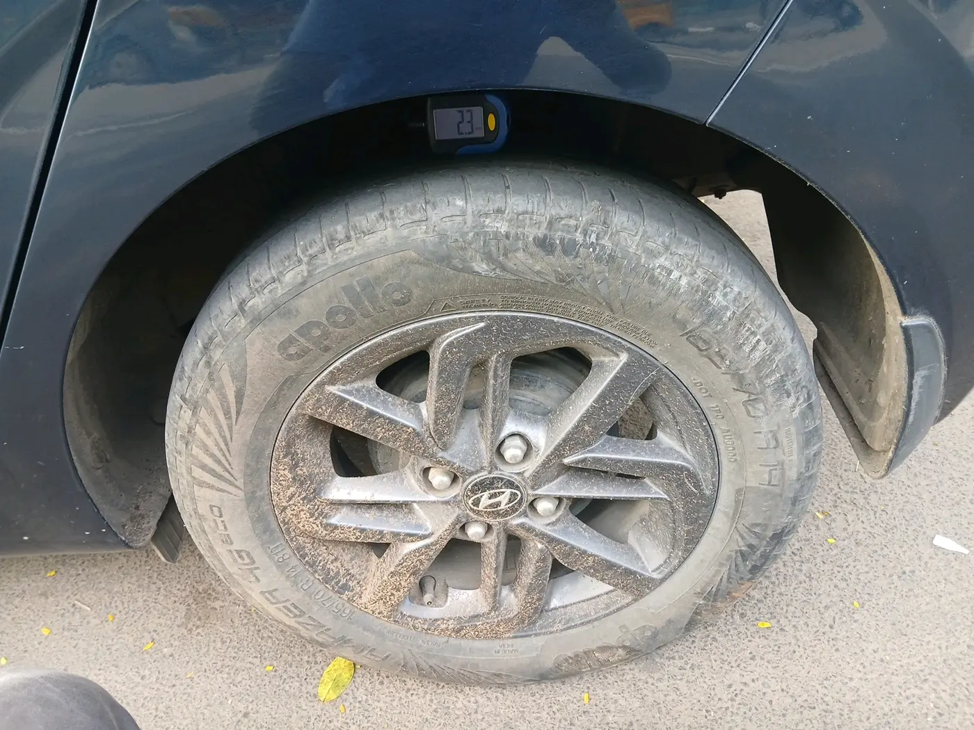 2022 Hyundai GRAND I10 NIOS SPORTZ 1.2 KAPPA VTVT CNG, CNG, Manual, 85,874 km, tyre