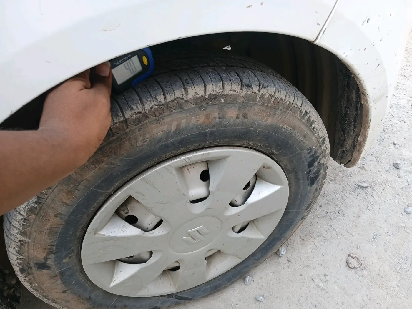 2020 Maruti New Wagon-R LXI CNG 1.0, CNG, Manual, 86,846 km, tyre