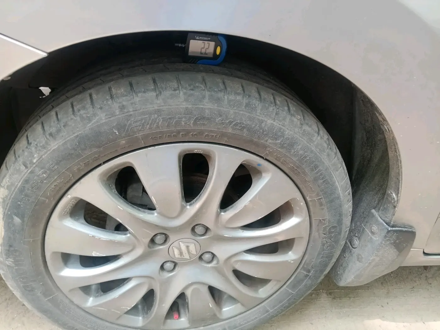 2018 Maruti Baleno ALPHA CVT PETROL 1.2, Petrol, Automatic, 1,23,629 km, tyre
