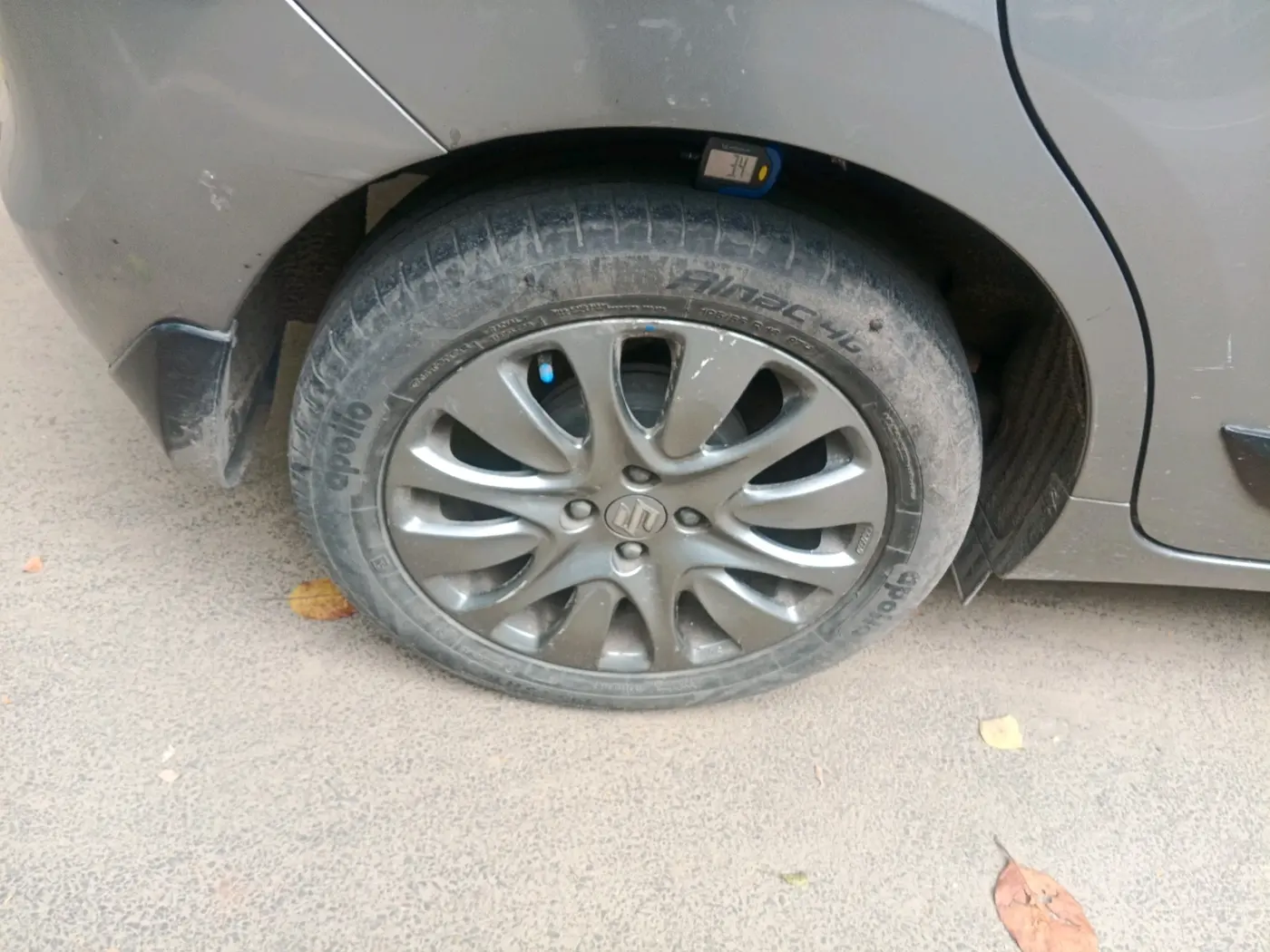 2018 Maruti Baleno ALPHA CVT PETROL 1.2, Petrol, Automatic, 1,23,629 km, tyre