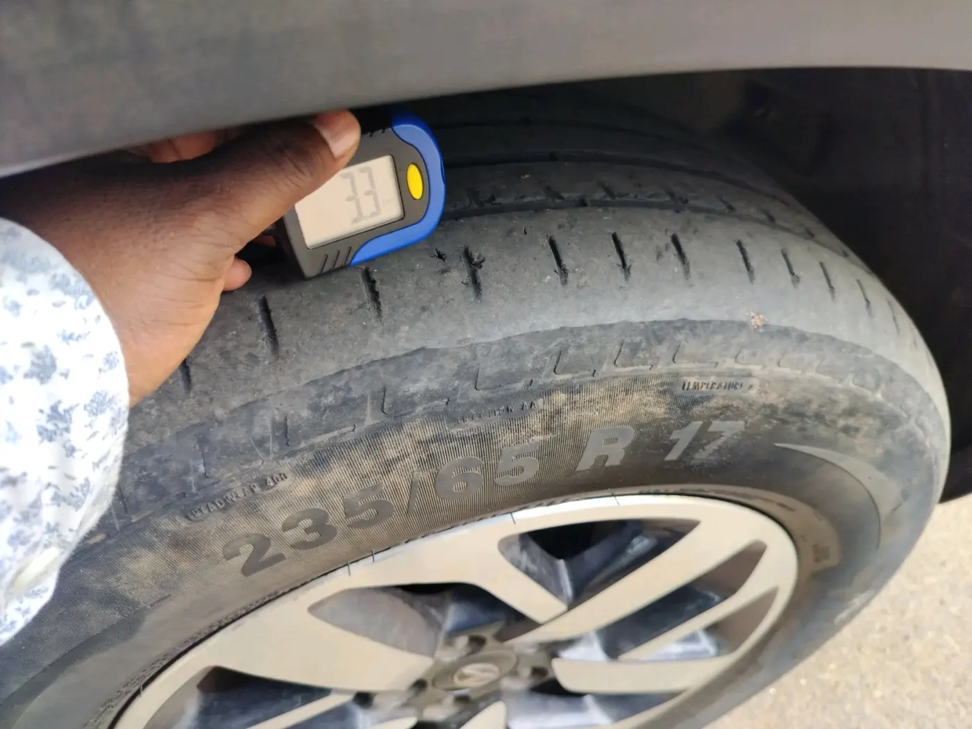 2022 Tata Harrier XZA PLUS 2.0L, Diesel, Automatic, 51,071 km, tyre