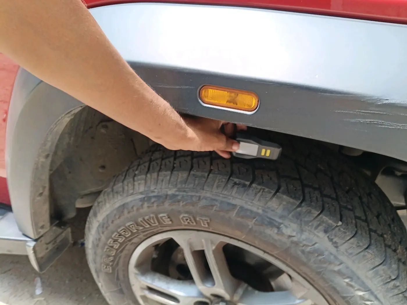 2023 Mahindra Thar LX P 2WD AT HT, Petrol, Automatic, 44,818 km, tyre