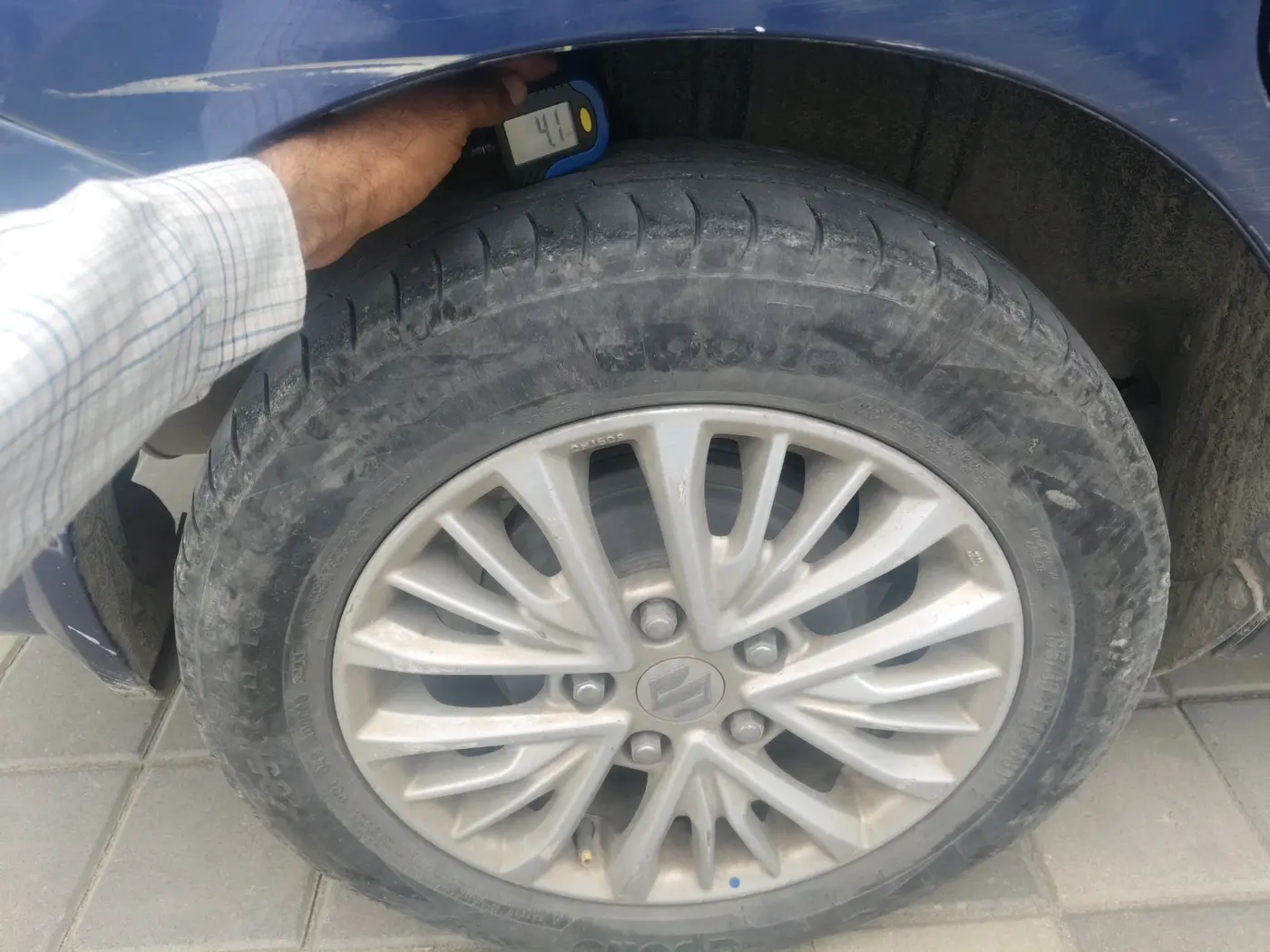 2018 Maruti Ertiga ZXI+ SHVS, Petrol, Manual, 1,19,833 km, tyre